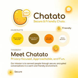 POTATO品牌 - Potato聊天软件产品设计：设计原则、设计流程、设计规范